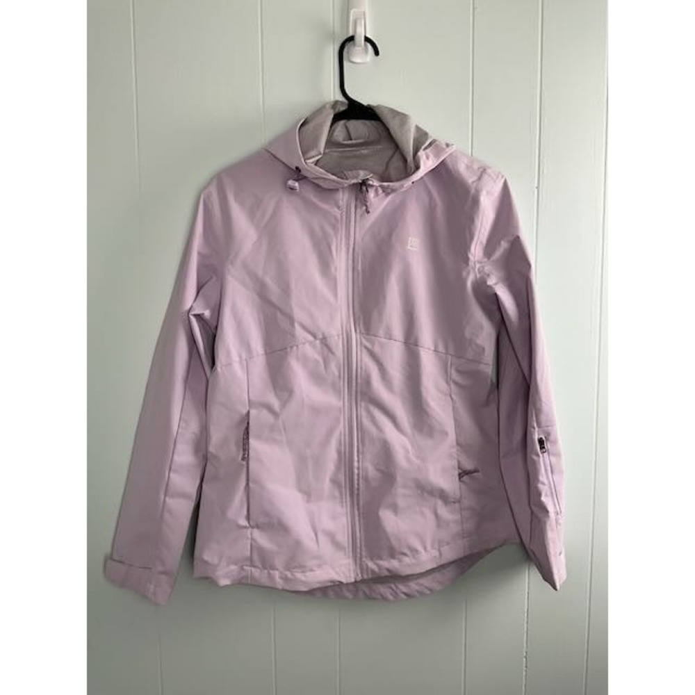 Avalanche Outdoor Womens Small Lavender Purple Hooded Windbreaker Jacket